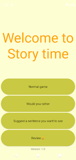 Android application Story Time screenshort