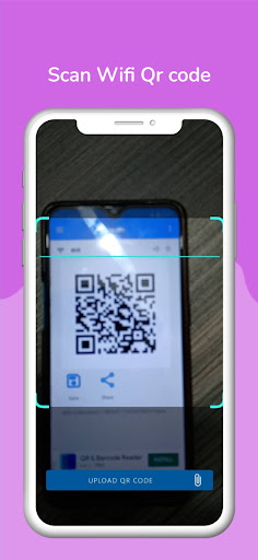 Screenshot of QR Code Wi-Fi Scanner