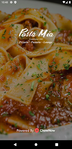 Android application Pasta Mia screenshort