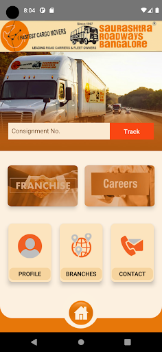 Android application Saurashtra Roadways Bangalore screenshort