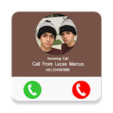 Call From Lucas and Marcus Prank,FakeCall Simulate icon