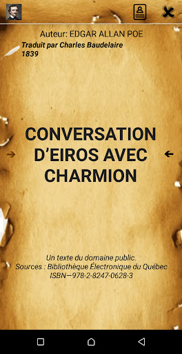 Android application Conversation d’Eiros Avec ... screenshort