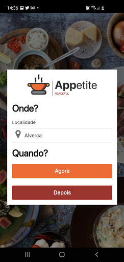 Android application APPetite screenshort