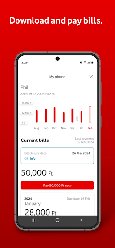 My Vodafone Magyarország Screen 3