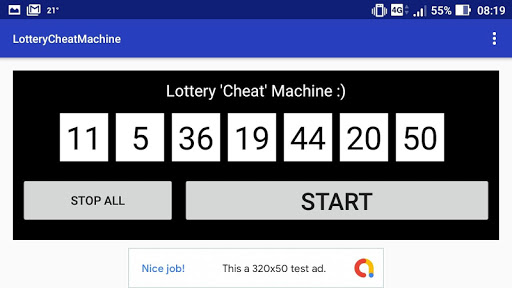 Lottery Cheat Machine Screen 3