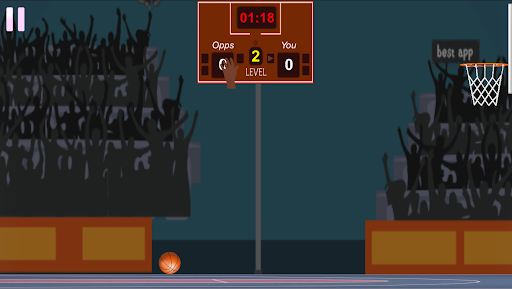 Android application BasketBall dunk screenshort