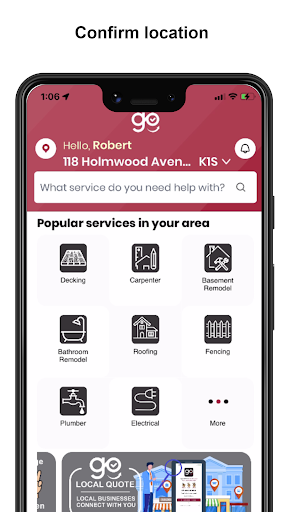 GoLocal Quote - Consumers Screen 2