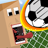 Squarehead Soccer - A crazy free kick soccer game icon