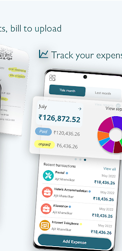 Upbooks - Expense Tracker Screen 3