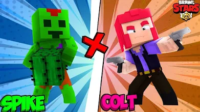 Super Brawl Craft Brawl Stars Maps For Minecraft Aplicaciones En Google Play - colt de brawl stars do futuro