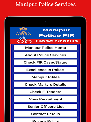 Manipur Police FIR Case Status