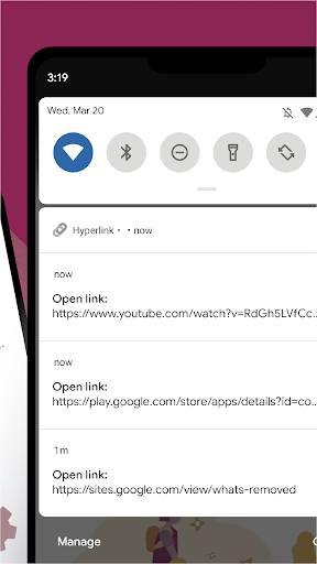 Screenshot of Hyperlink