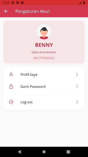 Android application Indako Folo screenshort