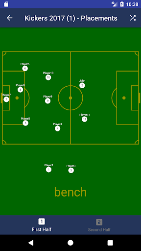 Android application Soccer Coach Team screenshort