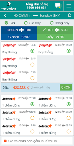 Ứng Dụng Săn Vé Máy Bay Giá Rẻ Screen 3