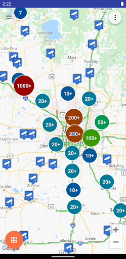 Android application Live Traffic (Minnesota) screenshort