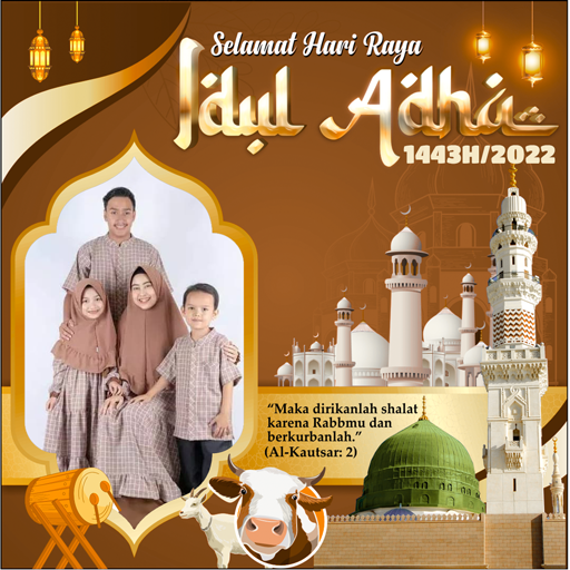 Kartu Ucapan Idul Adha 2022 Download on Windows