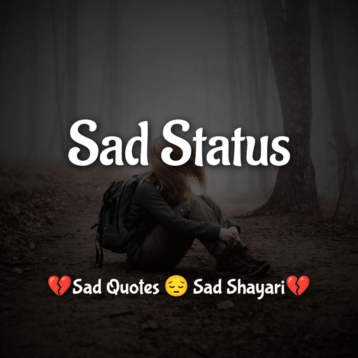 Sad Status | Sad Quotes | Sad logo