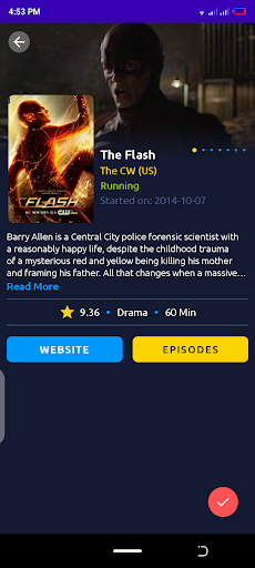 Series Guide App - GU Screen 2