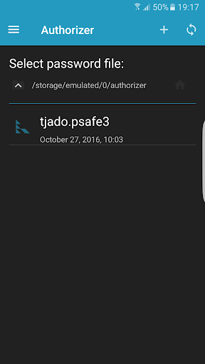 Android application Authorizer screenshort