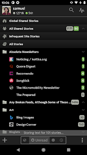 NewsBlur Screenshot