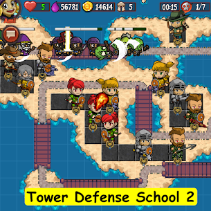 Tower Defense School 2 MOD APK (Mod Menu) Download 3
