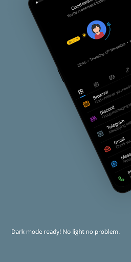 Sliver for KLWP (Kustom Theme) Screenshot 2 - AppWisp.com