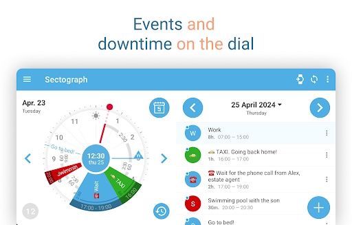 Sectograph. Day & Time planner - Productivity - apps