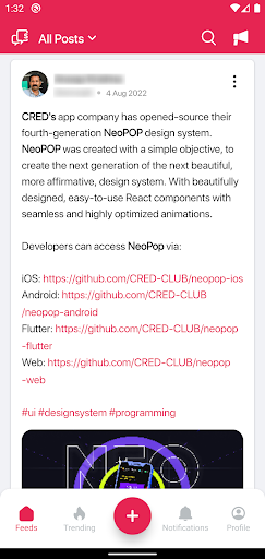 Android application QBurst Stream: Share Knowledge screenshort