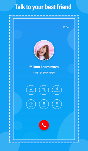 Milana Khametova fake call Screen 2