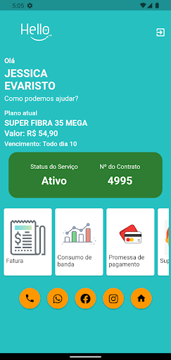 HELLO WEB CLIENTE Screen 2