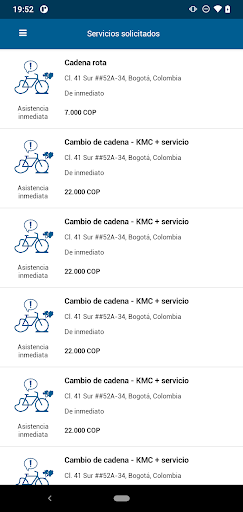 Android application MAC - App Mecánicos screenshort