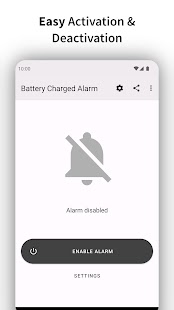 Full Battery Charge Alarm Bildschirmfoto