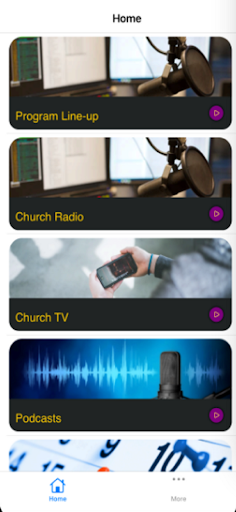 Android application Restoration Radio screenshort