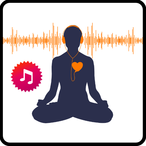 Meditation music relaxation logo