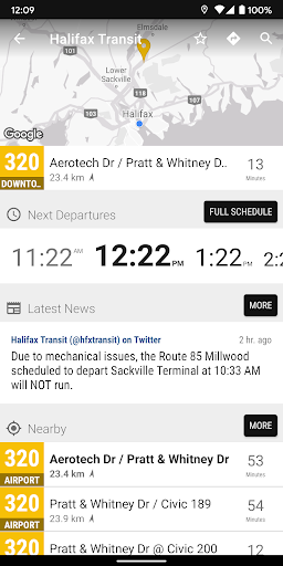 Halifax Transit Bus - MonTran… Screen 2