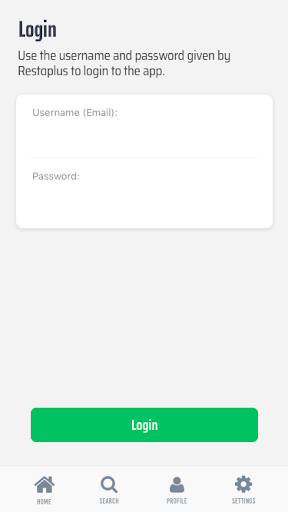 Android application Restoplus - Batch4 screenshort