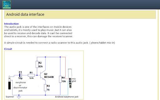 Android application Data Pro Interface screenshort