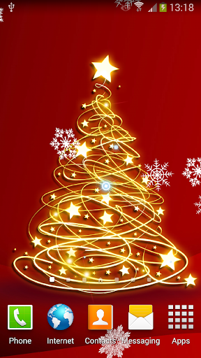 3D Christmas Tree Wallpaper Screen 3
