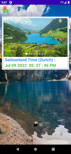 Android application Switzerland Clock(Zurich) screenshort