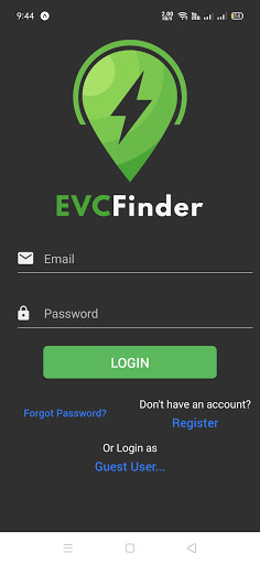 Android application EVCFinder - EV Charging App screenshort