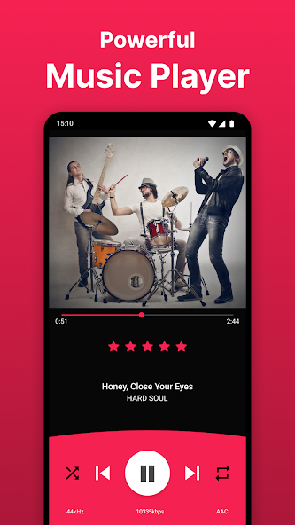 Rocket Music Player 6.2.4 APK + Mod (Unlocked / Premium) for Android