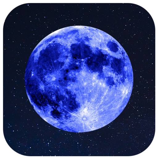 Fases da Lua com Widget logo