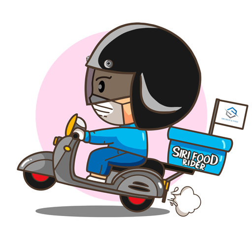 SIRI FOOD RIDER logo