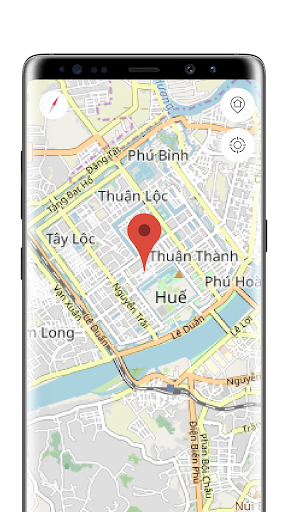 Android application Hue Offline Map screenshort