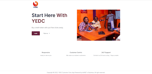 Android application YEDC CustomerCore screenshort