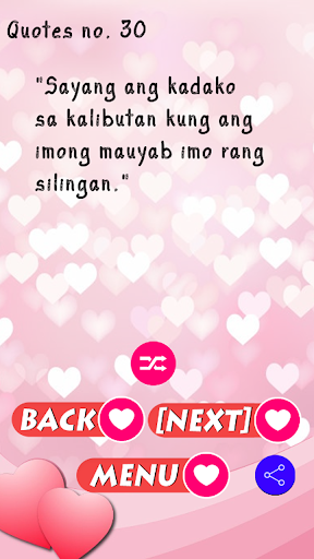 Bisaya Love Quotes Screen 3
