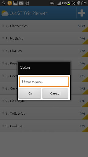 Trip Planner Screen 3