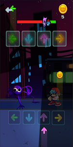 Purple Rainbow Friends FNF Mod