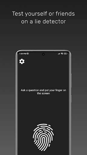 Android application Lie Detector Test Simulator screenshort